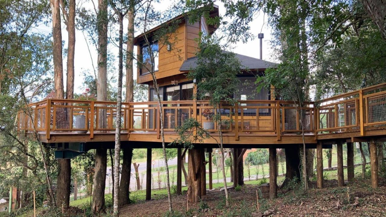 Casa Na Arvore Morada Dos Vagalumes Farroupilha Bagian luar foto